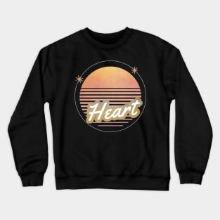 heart ll 80s moon Crewneck Sweatshirt